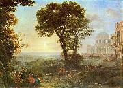Claude Lorrain 2nd third of 17th century oil painting